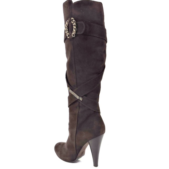 TWICE 🇮🇹WOMEN'S BROWN SUEDE WINTER BOOTS - Picture 5 of 7